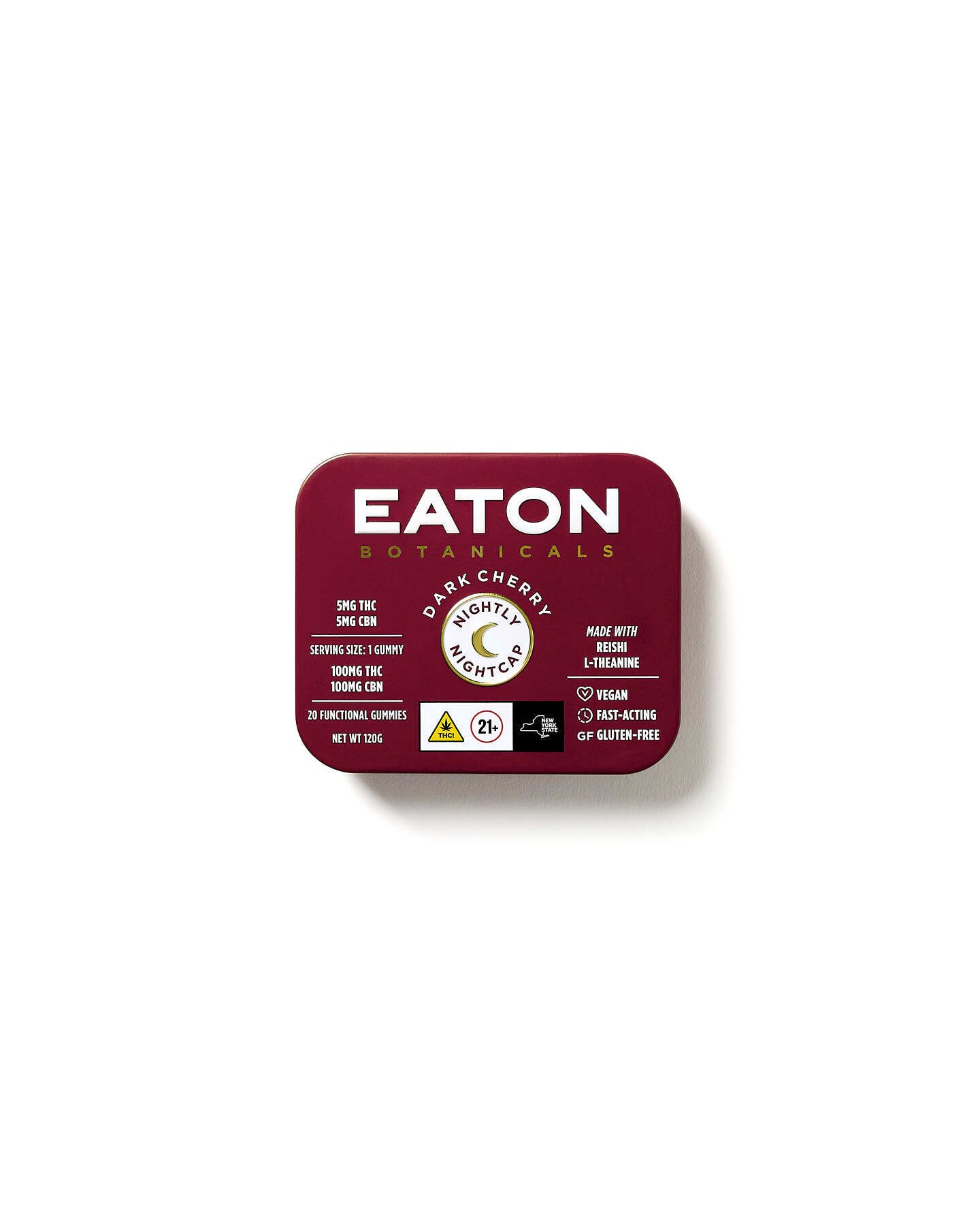 Eaton Botanicals - Dark Cherry - overhead face