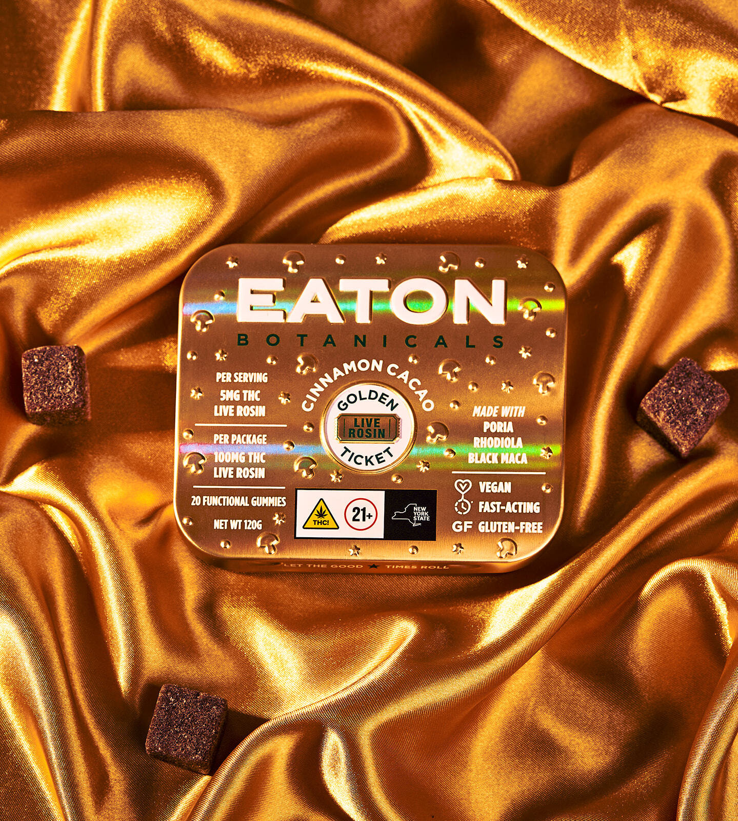 Eaton Golden Ticket live rosin edible