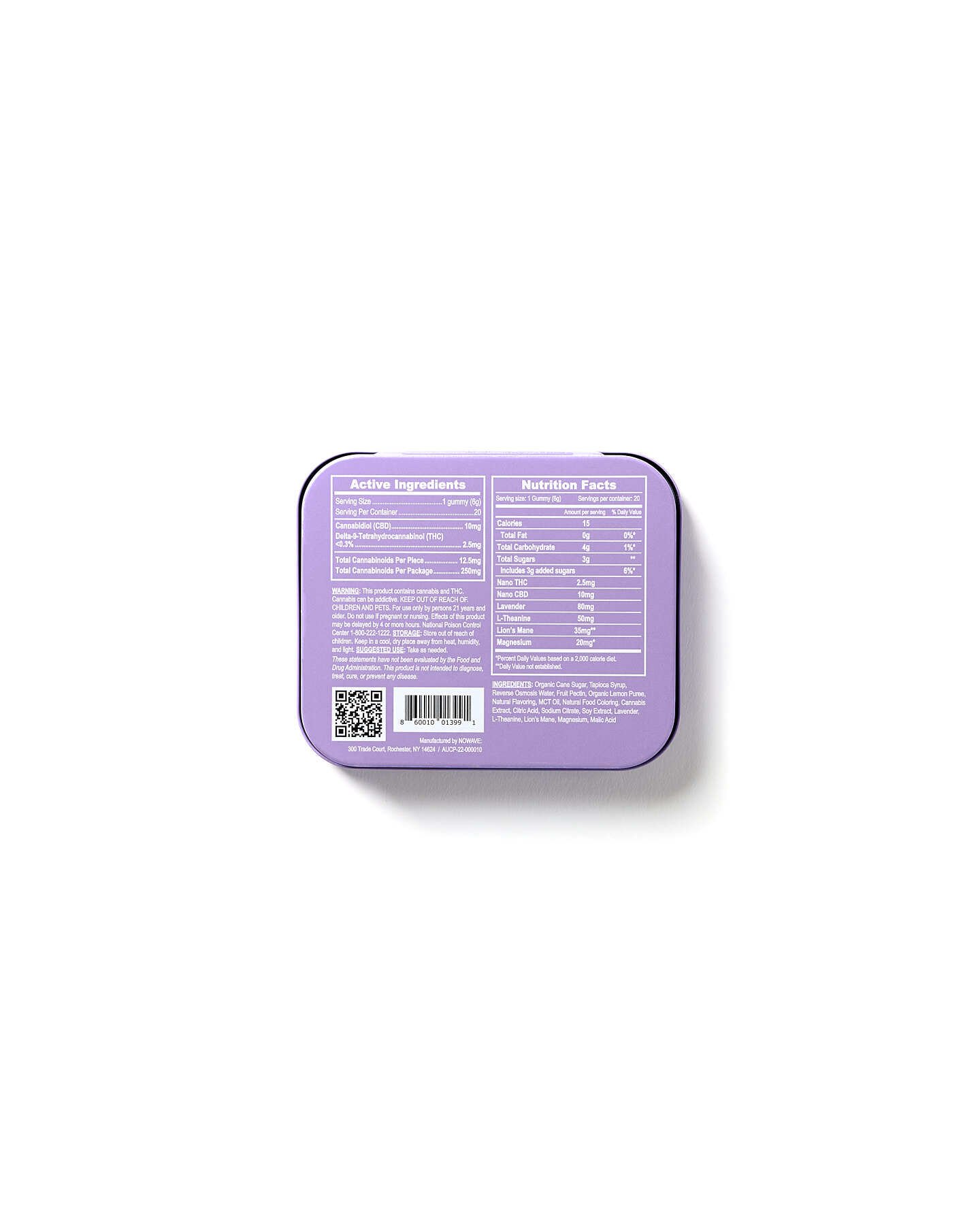 Eaton Botanicals - Lemon Lavender - overhead back