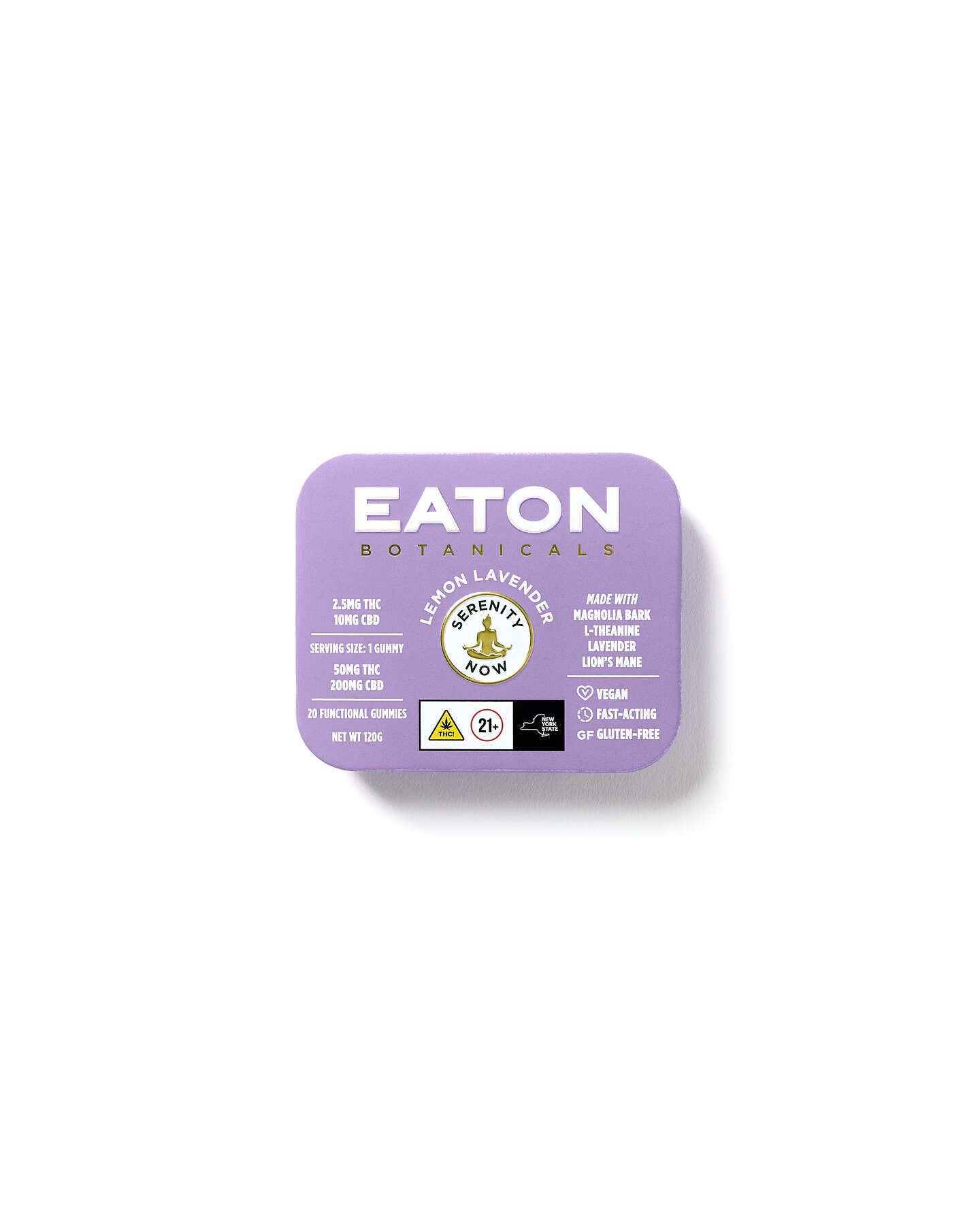 Eaton Botanicals - Lemon Lavender - overhead face